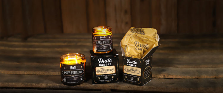 Dude Candle Masculine Scented Candles