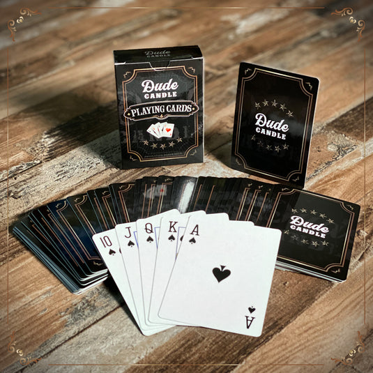 Dude Candle Playing Cards