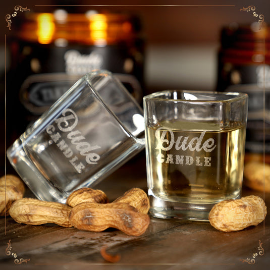 Dude Candle Shot Glasses