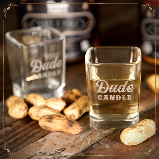 Dude Candle Shot Glasses