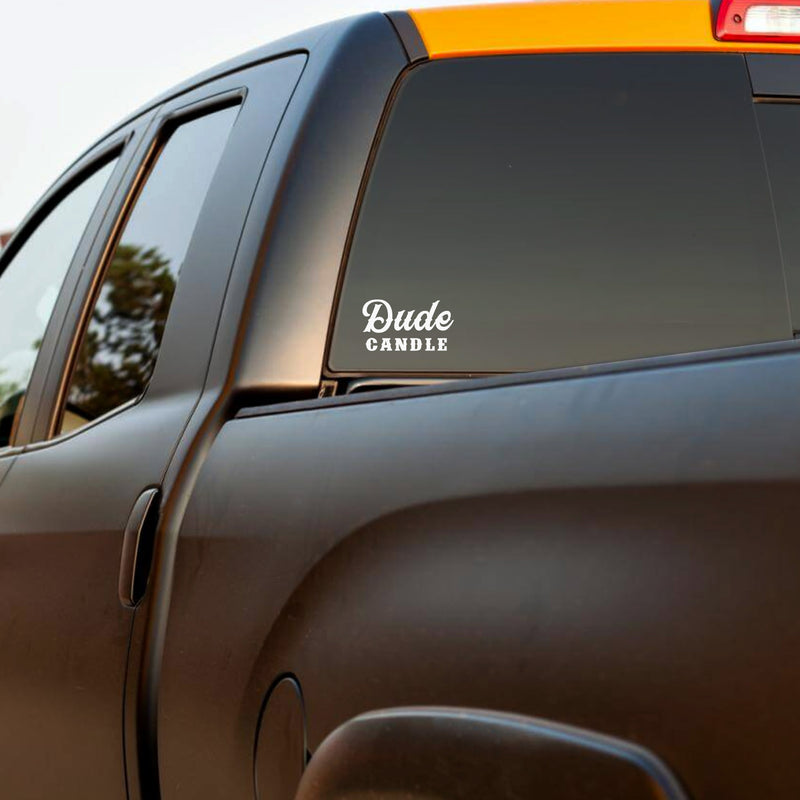 Load image into Gallery viewer, Dude Candle Die Cut Stickers