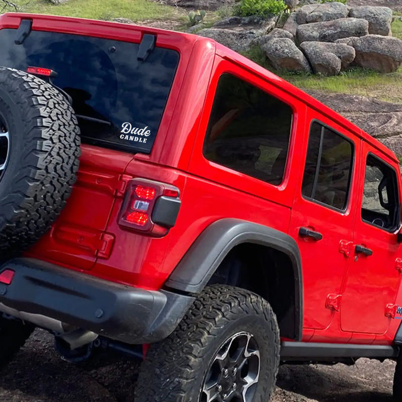 Load image into Gallery viewer, Dude Candle Die Cut Stickers