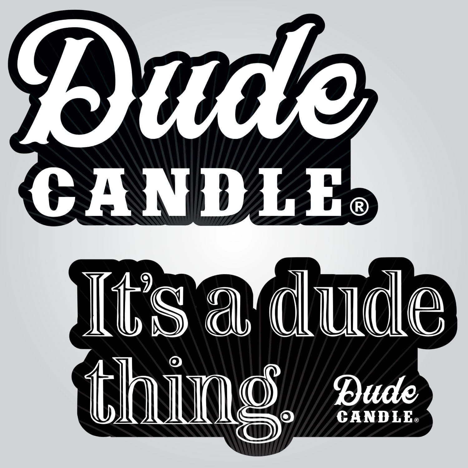 Dude Candle Stickers