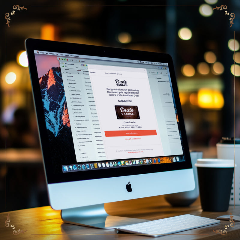 Load image into Gallery viewer, Dude Candle Email Gift Card