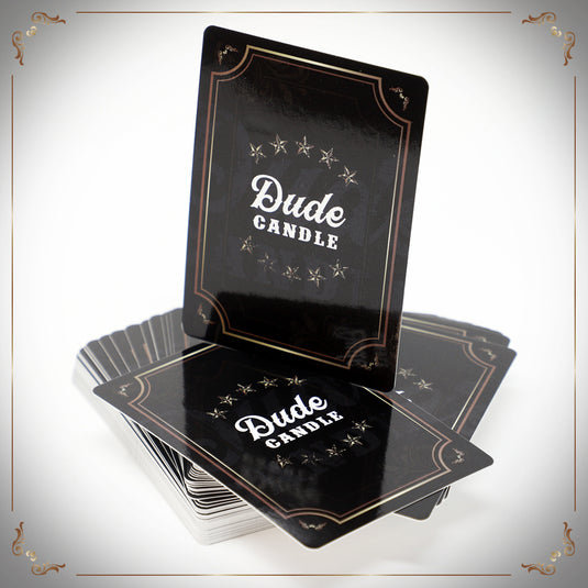 Dude Candle Playing Cards