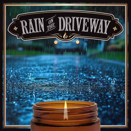 Dude Candle Rain on the Driveway Rain Scented Candle