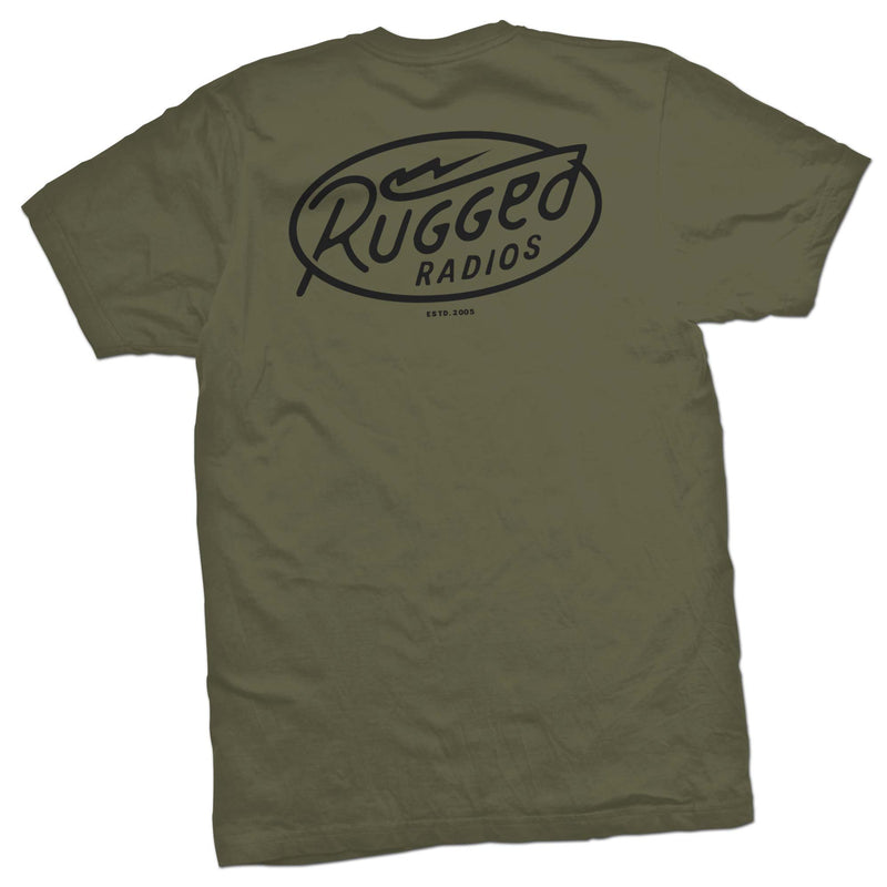Load image into Gallery viewer, Rugged Radios BOLT T-Shirt - Green
