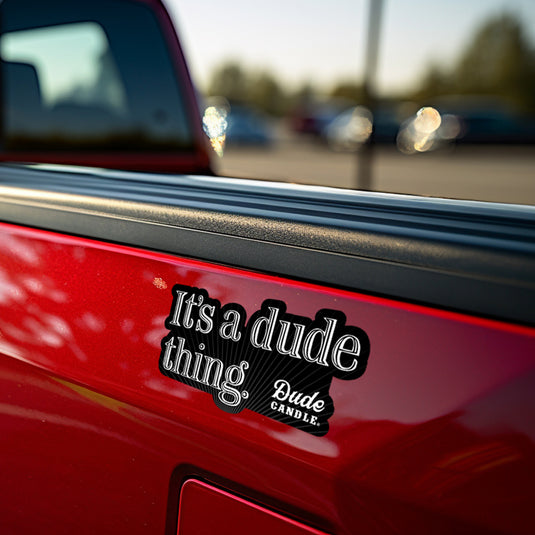 Dude Candle Stickers